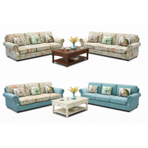 高級ファブリックソファ